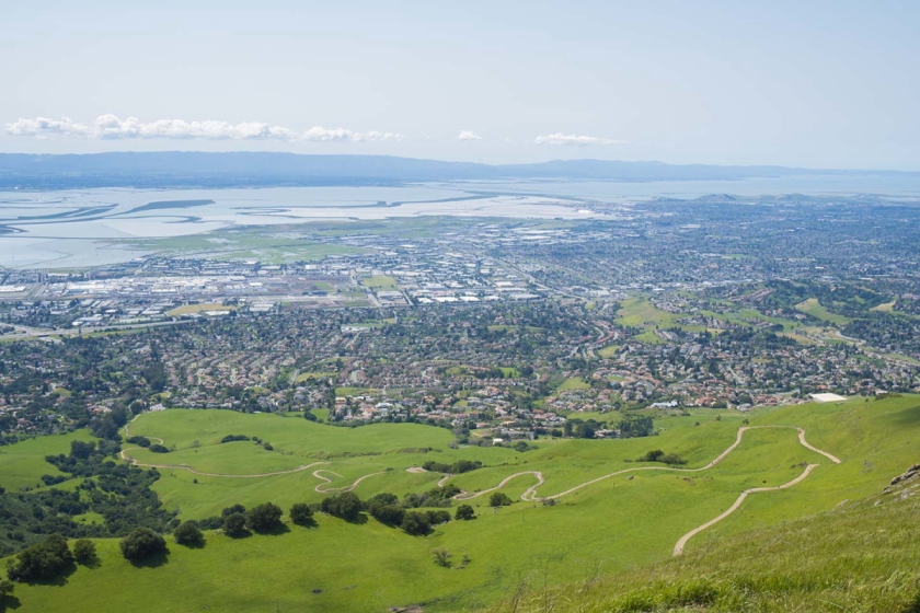 View of Fremont from Mission Peak
